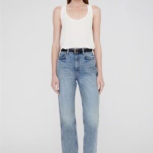Anine Bing Straight Leg Jeans